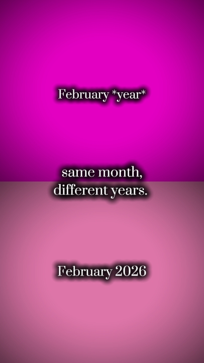 même année différente