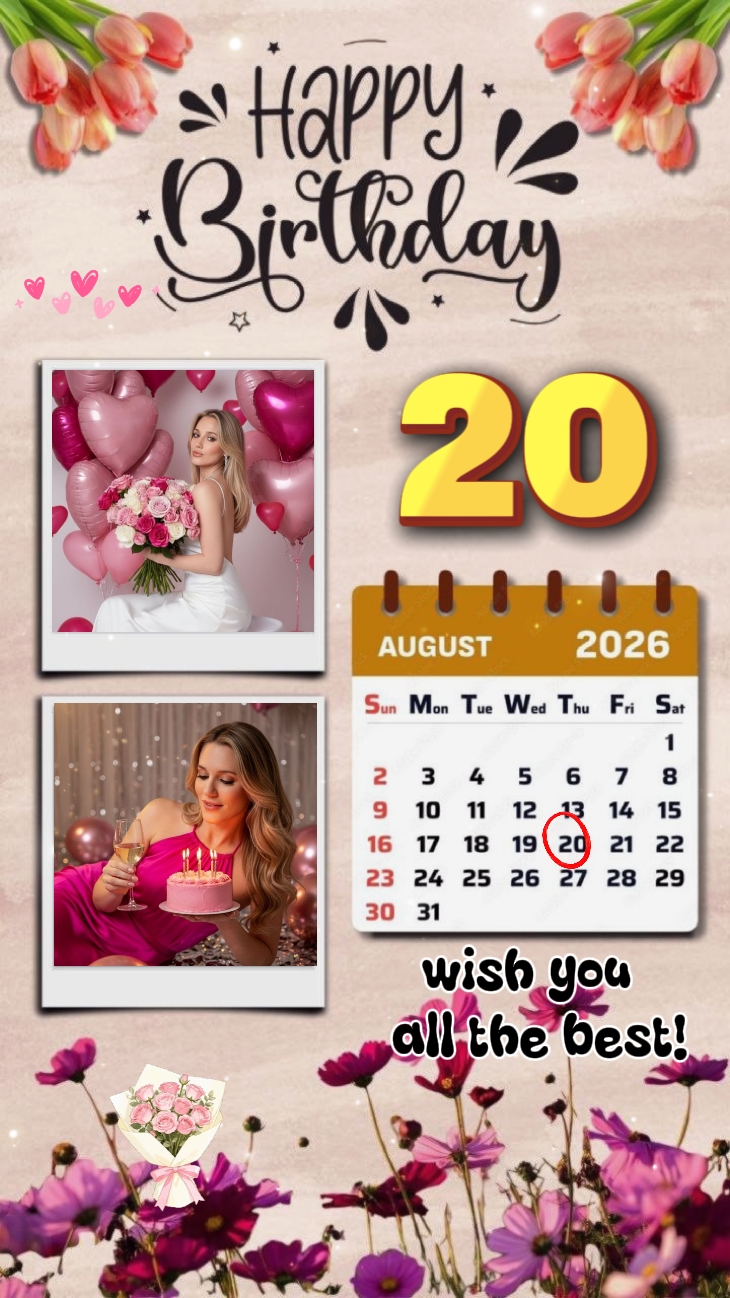 HBD 20 August 2026