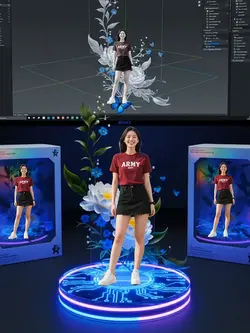 miniatur Ai langsung