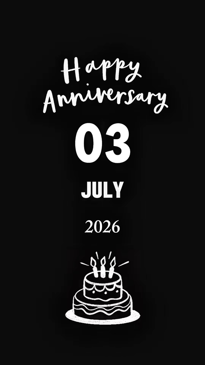 3 JULY ANIVERSARY