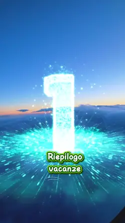 Riepilogo vacanze 