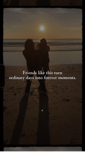 friendship moment