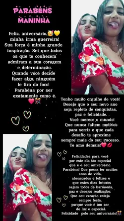 parabéns irma