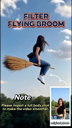 Filter flying broom