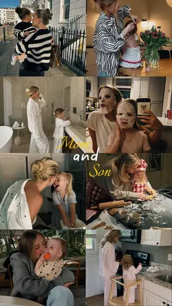 mom and son