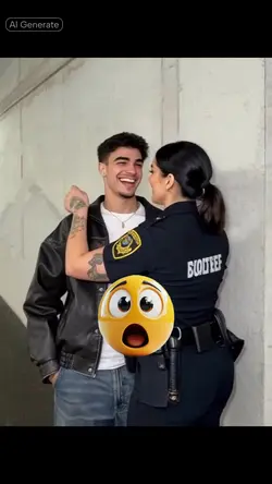 police kiss you