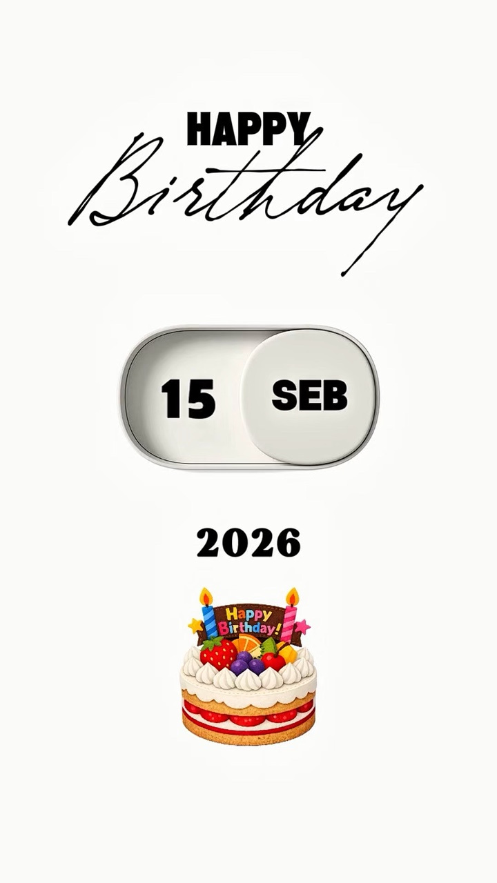 HBD 15 September 