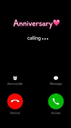 Anniversary calling