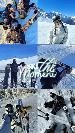 Ski The moment