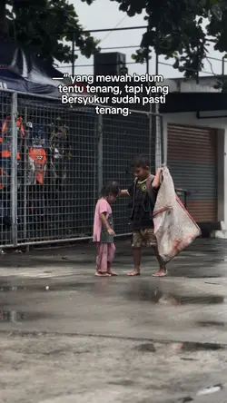 Belum tentu tenang