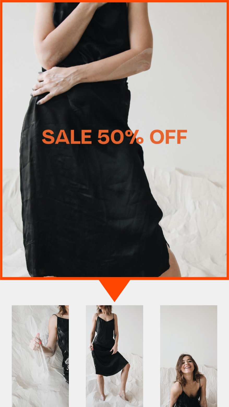 Promoción de venta para el estilo TikTok de moda