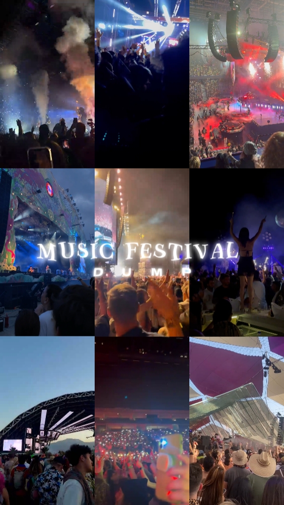 Volcado del festival de música 