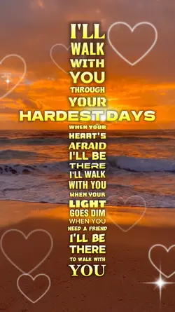 Jesus walks with you