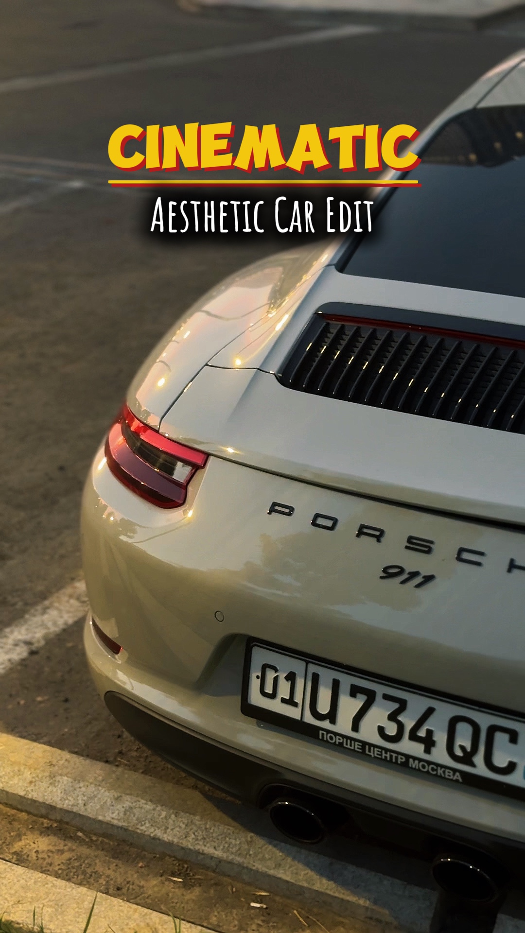 Edición de coche estético