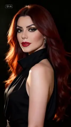 red hairstyle 
