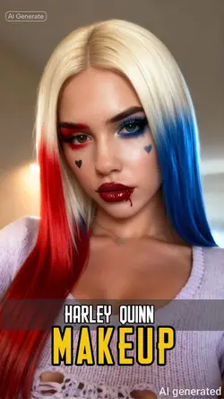 Harley QUINN makeup