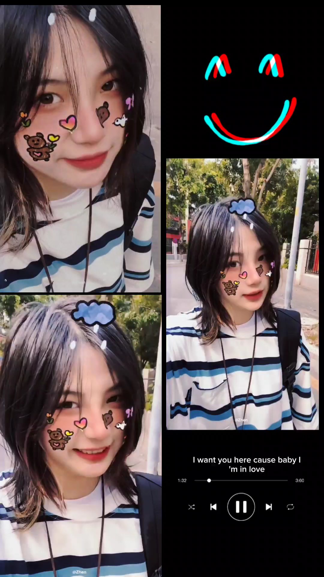 3 pics of you 