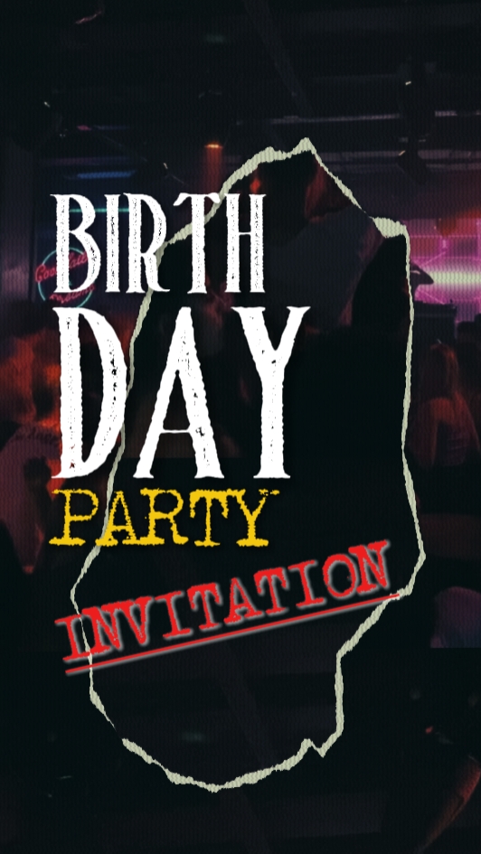 Convite de aniversário