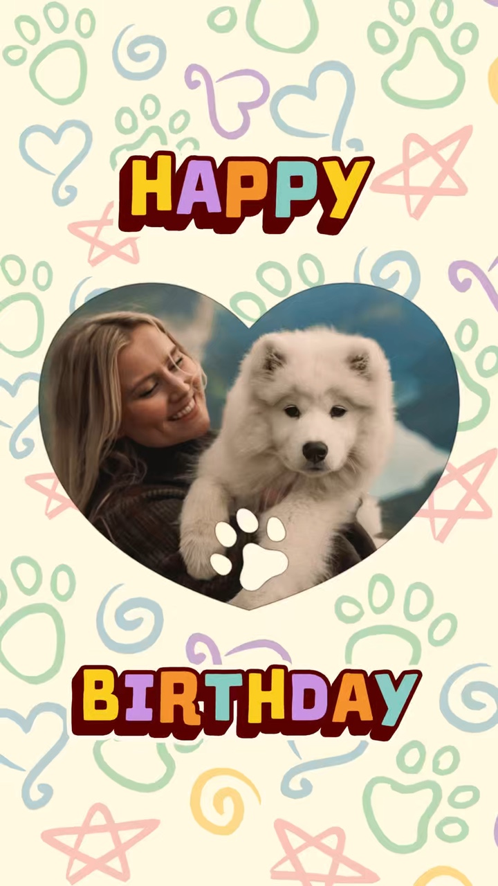 Birthday my dog
