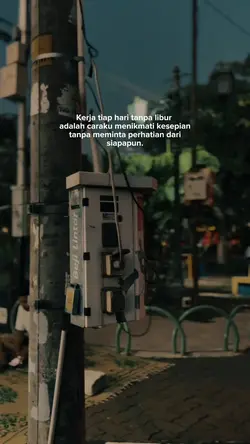 Kerja tiap hari tanp