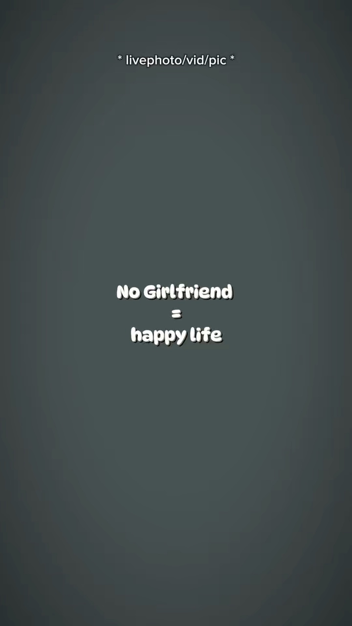 Sin novia = feliz