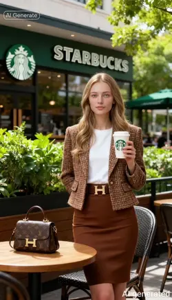 Starbucks photoshoot