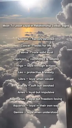 Loyal? Zodiac