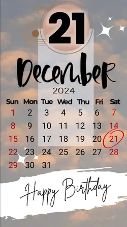 brithday 21 dec 2024