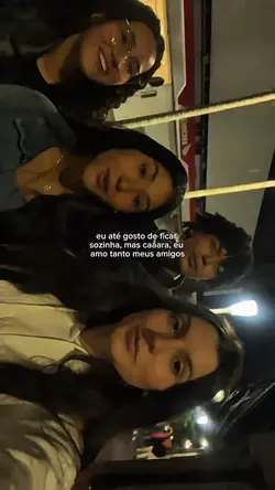 Amo ficar com vcs 