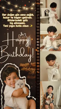 Doğum günü şablonu 