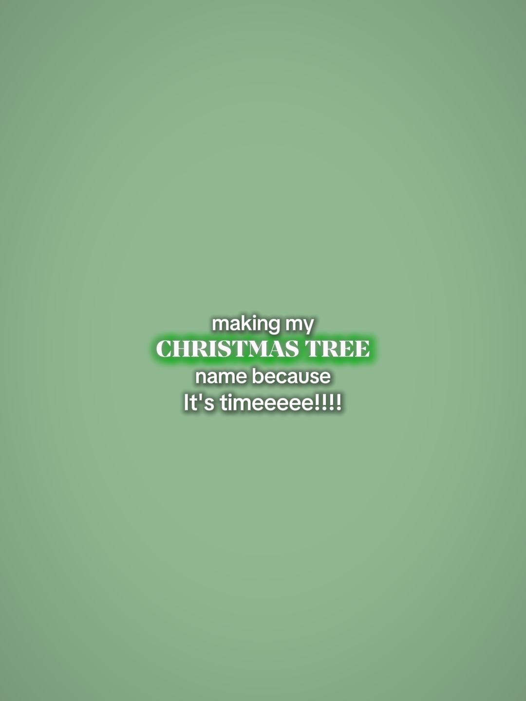 Christmas tree name