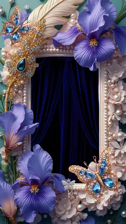 frame flowers 