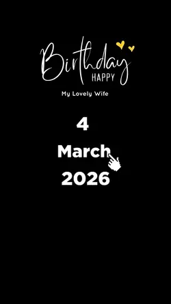 HBD WIFE 4 MARCH