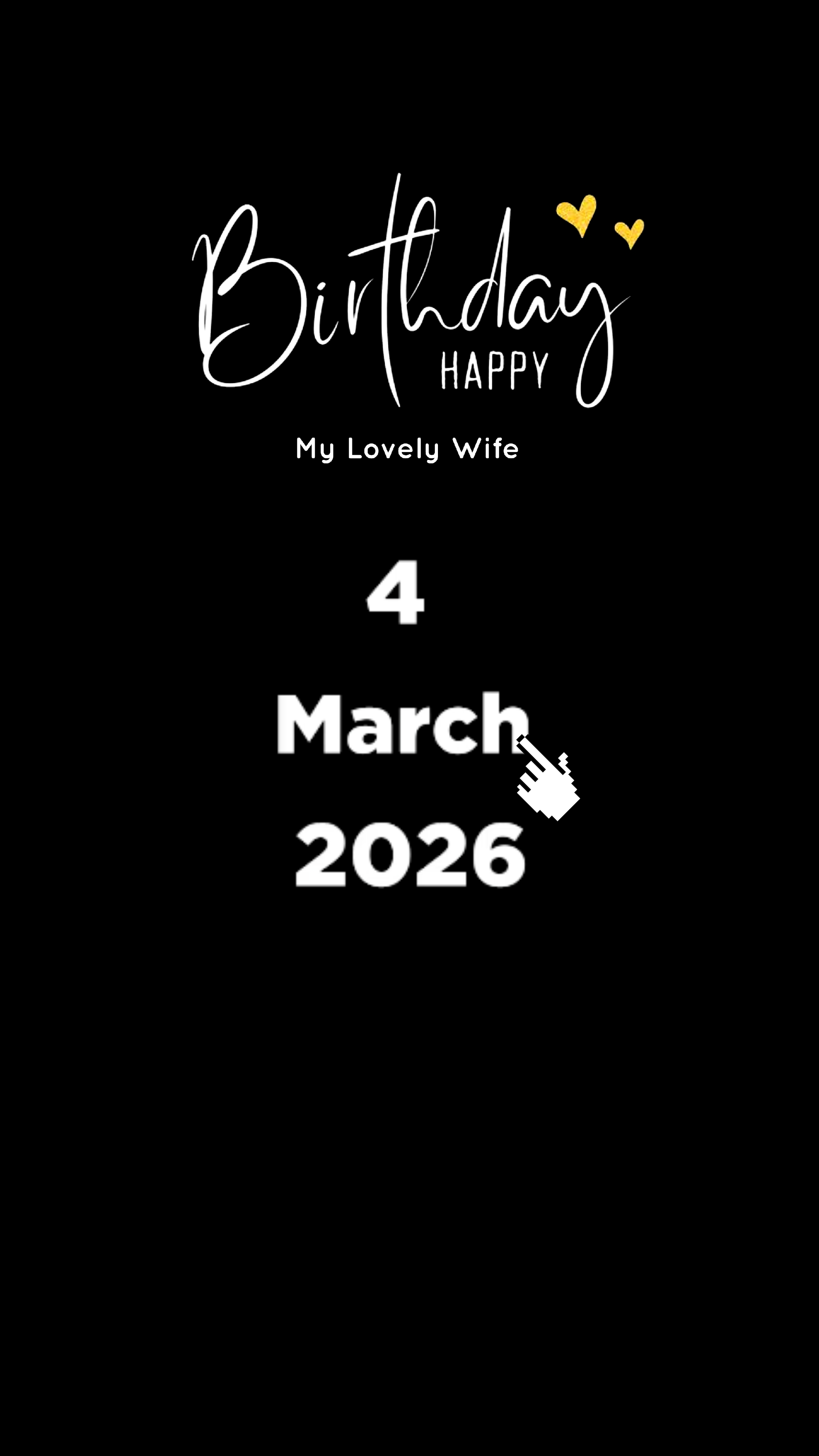 HBD ISTRI 4 MARET