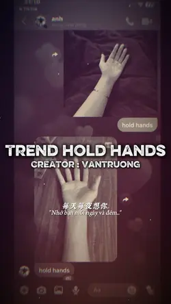 TREND HOLD HANDS