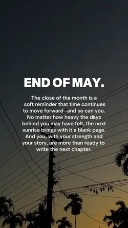 End of May.