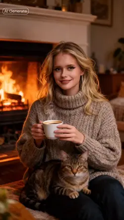 aesthetic cat coffee