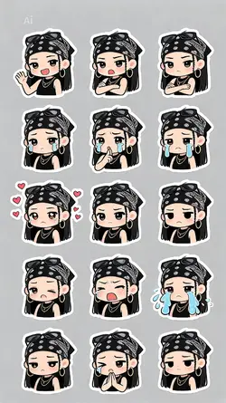 Sticker Pack Chibi