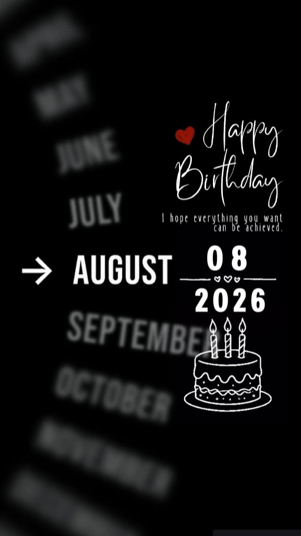 HBD ESPOSO 8 DE AGOSTO