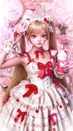 キティ❤️サンリオ　かわいい
