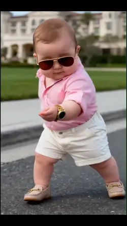 Cute baby dance