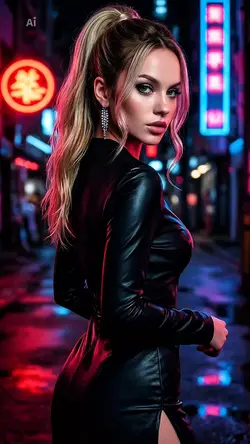 Neon Night Muse