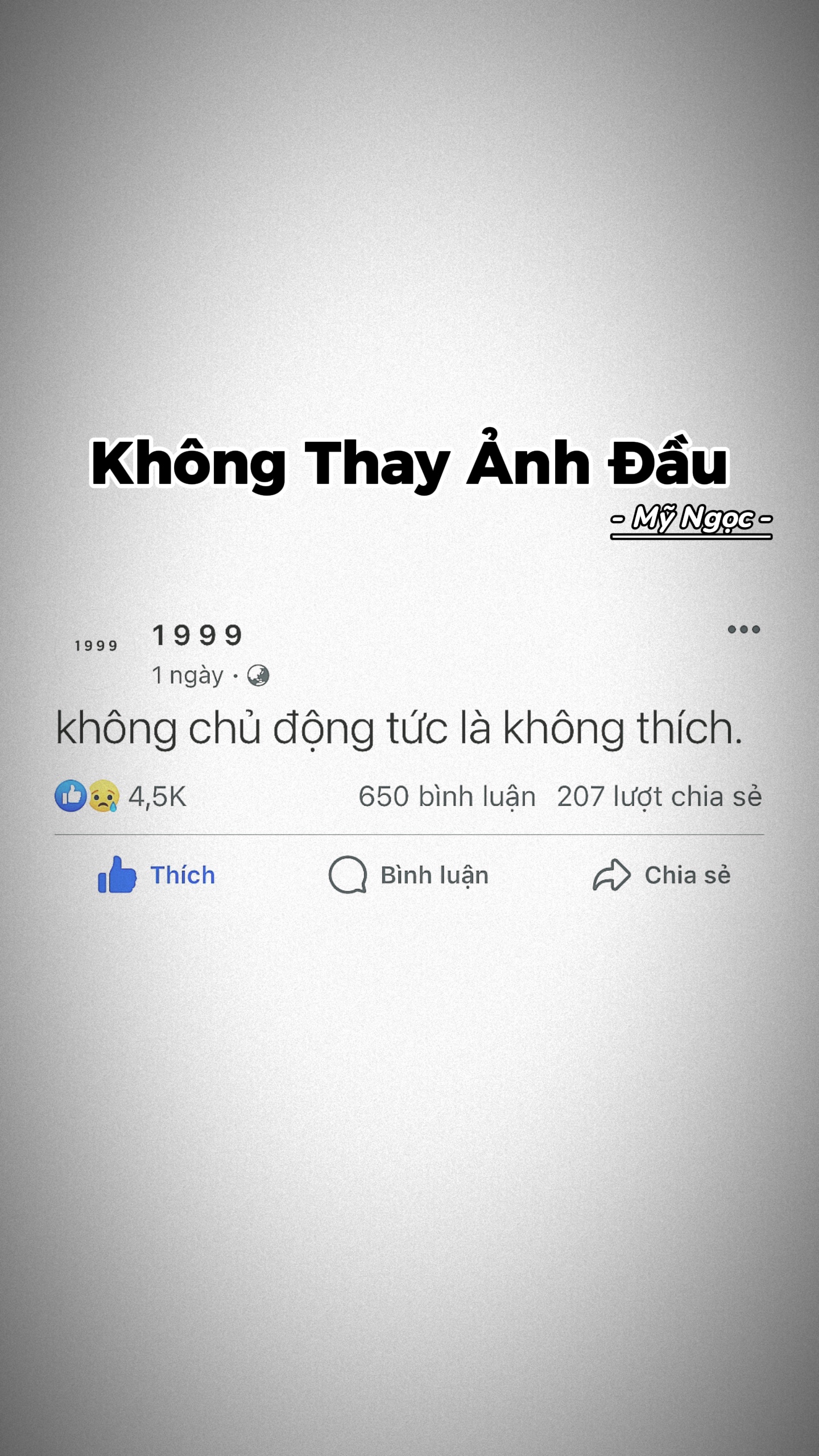 Không Thay Ảnh Đầu 📌