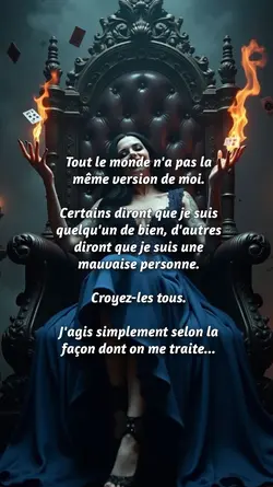 J'agis comme toi