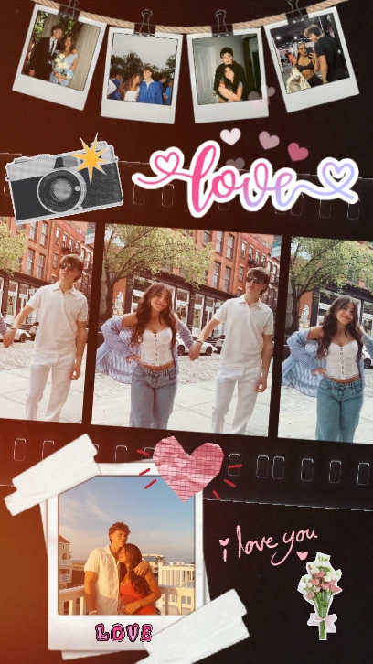 Colagem casal amor