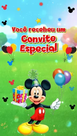 Mickey Convite