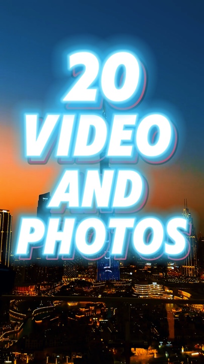 20 video or photo 