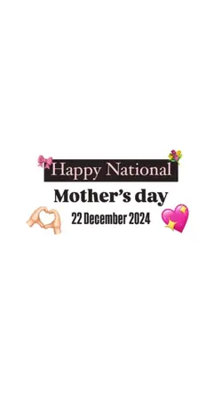 selamat hari ibu