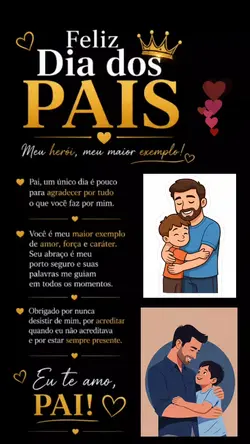 Feliz dia dos pais