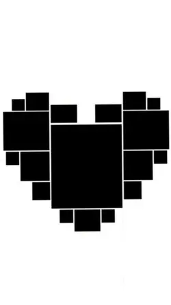 moldura de coração